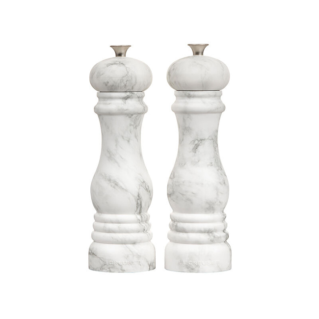 Le Creuset Salt & Pepper Mill Set | Marble Finish