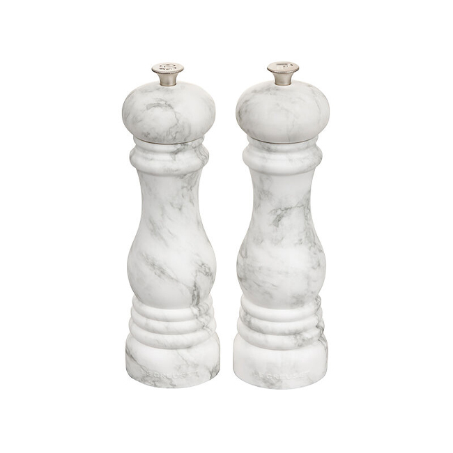 Le Creuset Salt & Pepper Mill Set | Marble Finish