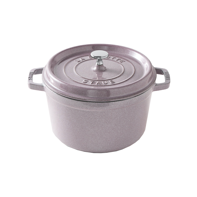 Staub Cast Iron Round 5 Qt., Tall Cocotte - Lilac