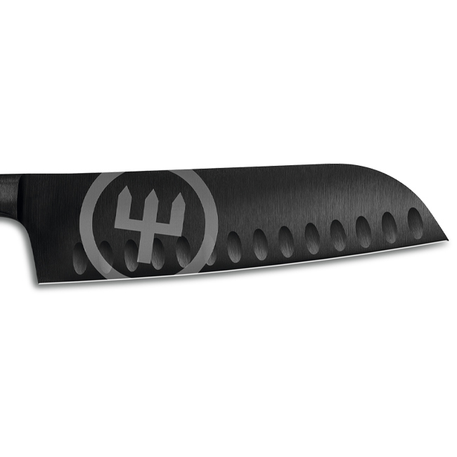 Wüsthof Performer 7-Inch Hollow Edge Santoku - Blade