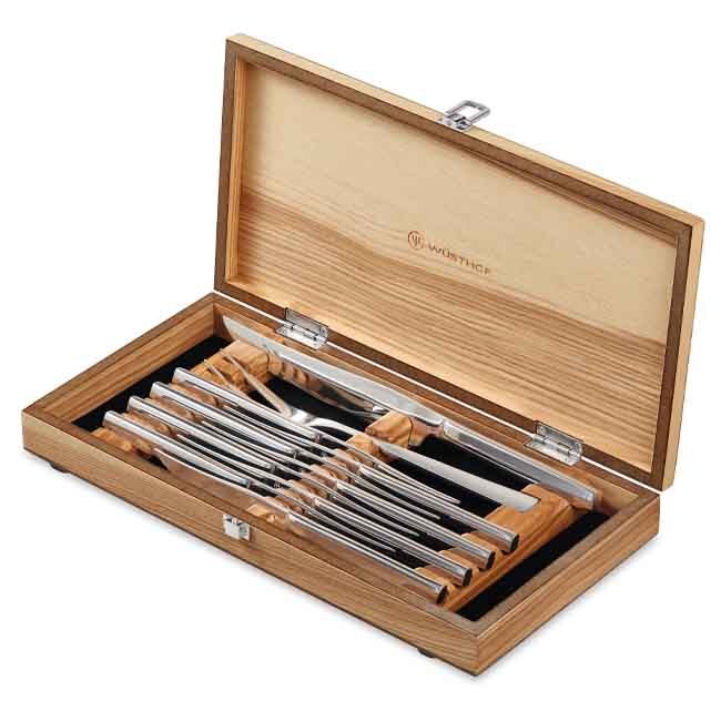 Wüsthof 10-Piece Stainless Mignon Steak & Carving Set