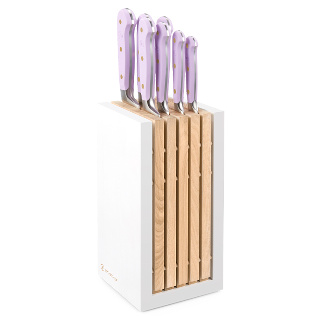 Wüsthof Classic 8-Piece Designer Knife Block Set | Purple Yam