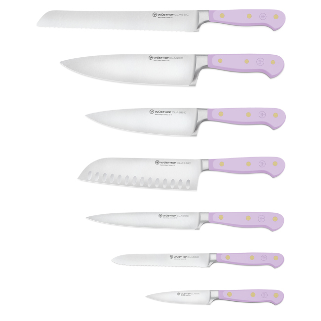 Wüsthof Classic 8-Piece Designer Knife Block Set | Purple Yam