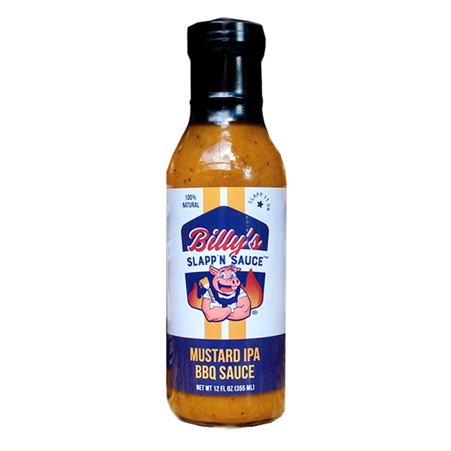 Billy's Slapp'n Sauce Mustard IPA BBQ Sauce