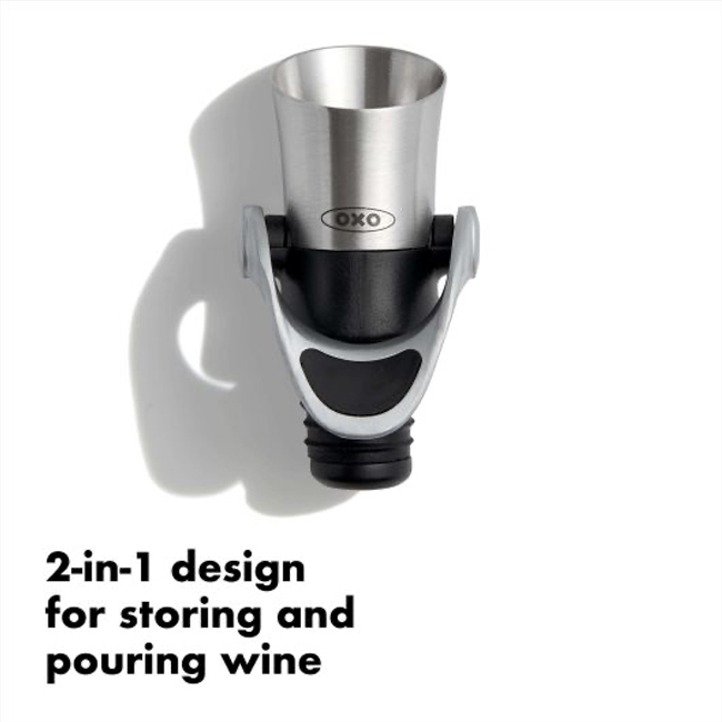 OXO SteeL Wine Stopper & Pourer