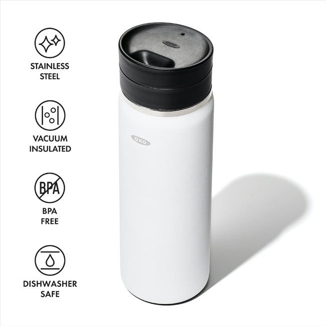 OXO Good Grips 20 oz. Thermal Mug with SimplyClean™ Lid - White