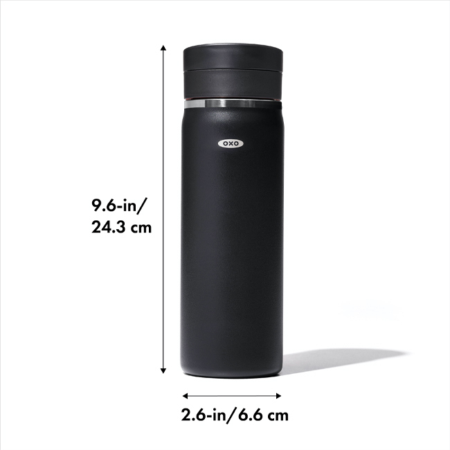 OXO Good Grips 20 oz. Thermal Mug with SimplyClean™ Lid - Dimensions