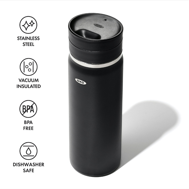 OXO Good Grips 20 oz. Thermal Mug with SimplyClean™ Lid - Black