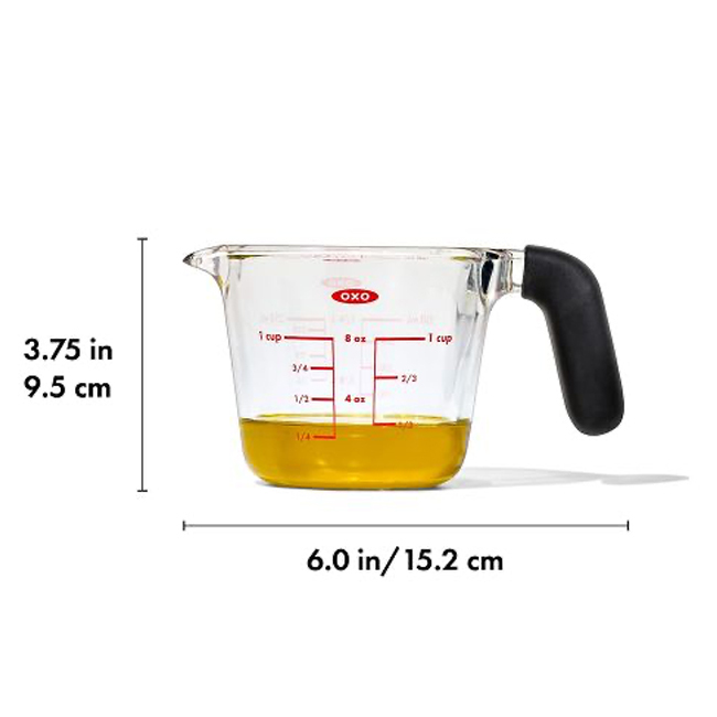 OXO Good Grips 1-Cup Glass Measuring Cup