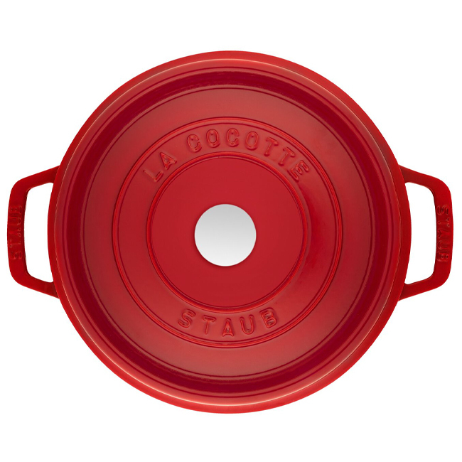 Staub Cast Iron Round 5 Qt., Tall Cocotte - top