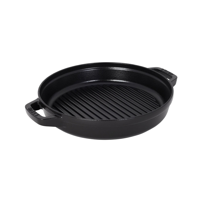 Staub 4-Pc Cast Iron Stackable Set | Black - 10