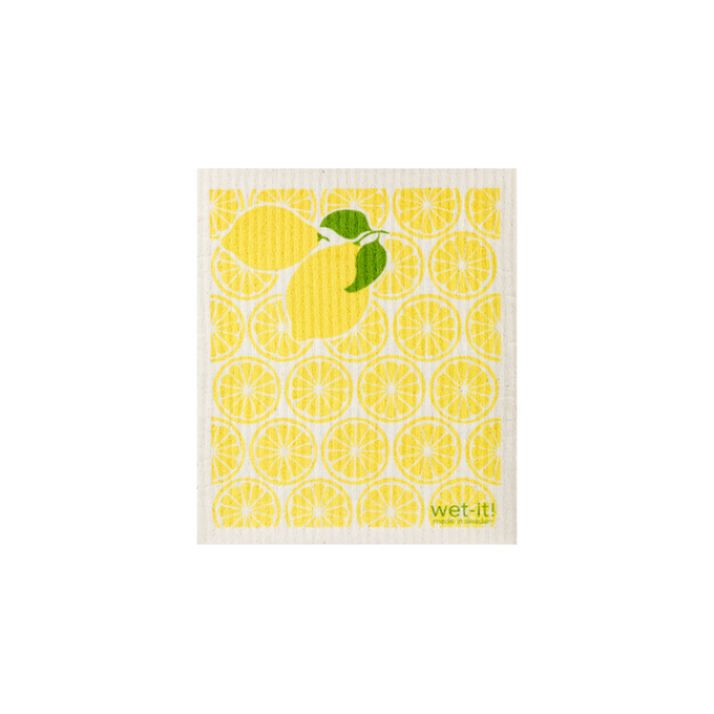 Wet-It! Lemon Swedish Dishcloth