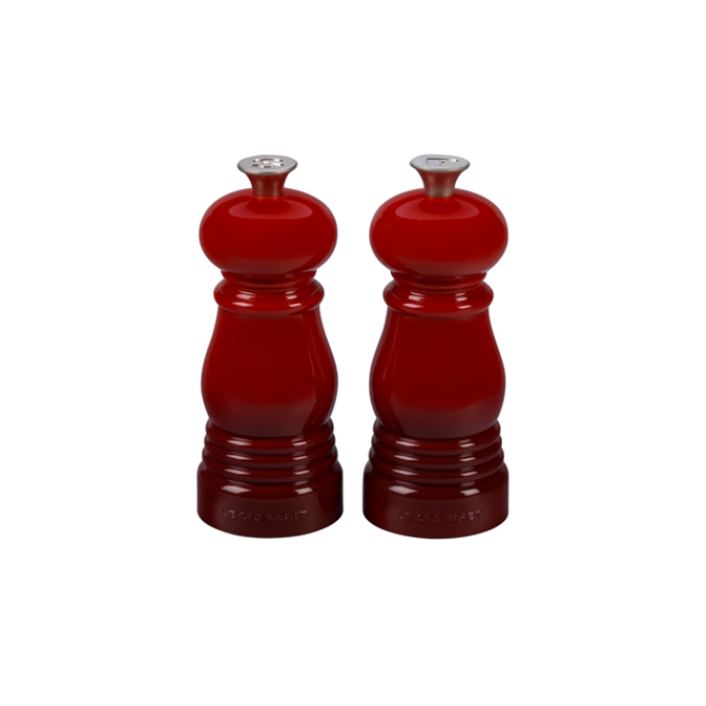 Le Creuset Petite Salt and Pepper Mill Set | Cerise