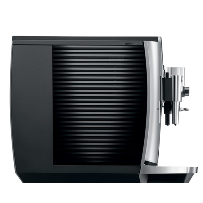 Jura E8 Automatic Coffee Center - Chrome - Left Side