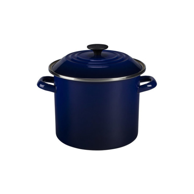 Le Creuset 8 Qt Enamel on Steel Stockpot | Indigo Blue