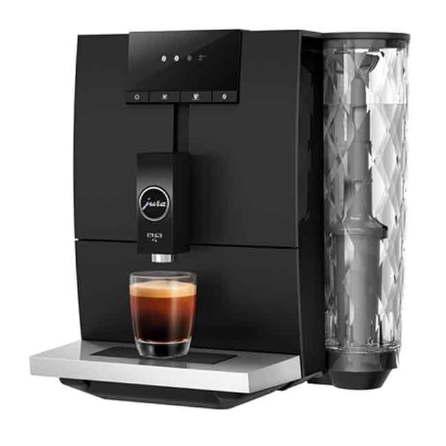 Jura ENA 4 Automatic Coffee Center - Metropolitan Black - right quarter