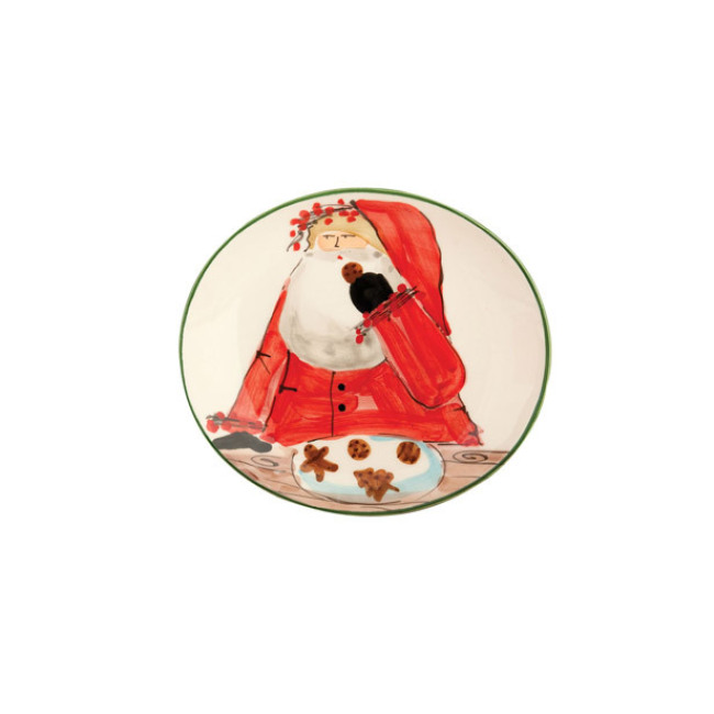 Vietri Old St. Nick Cookie Plate