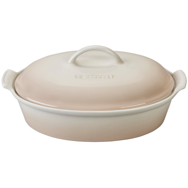 Le Creuset Heritage 4 Qt. Covered Casserole - Meringue