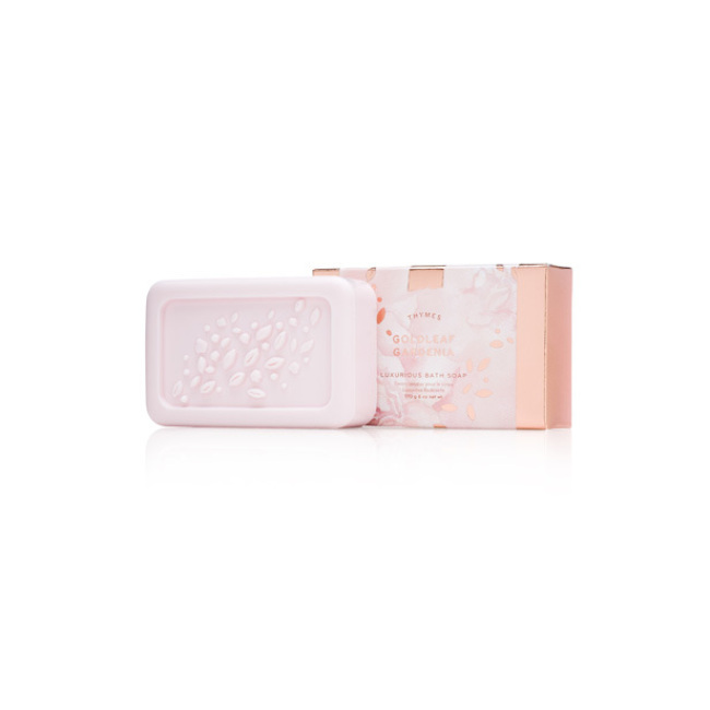 THYMES Goldleaf Gardenia Bar Soap