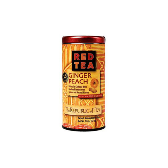 The Republic of Tea Ginger Peach Red Tea Bags