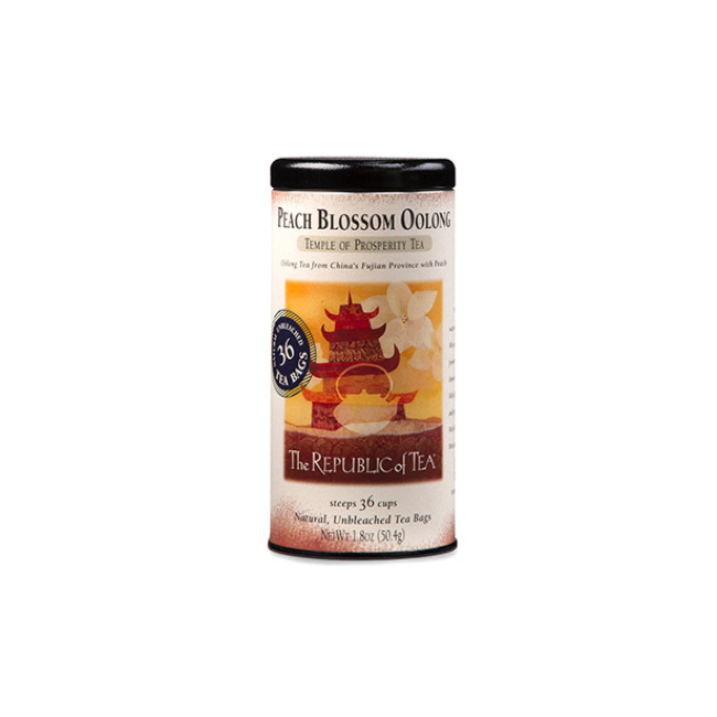 The Republic of Tea Peach Blossom Oolong Tea Bags