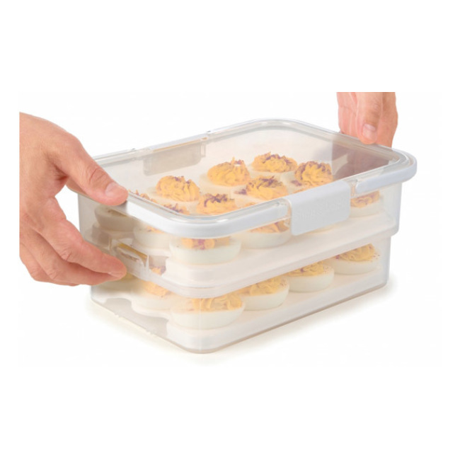 Progressive Snaplock Collapsible Deviled Egg Carrier