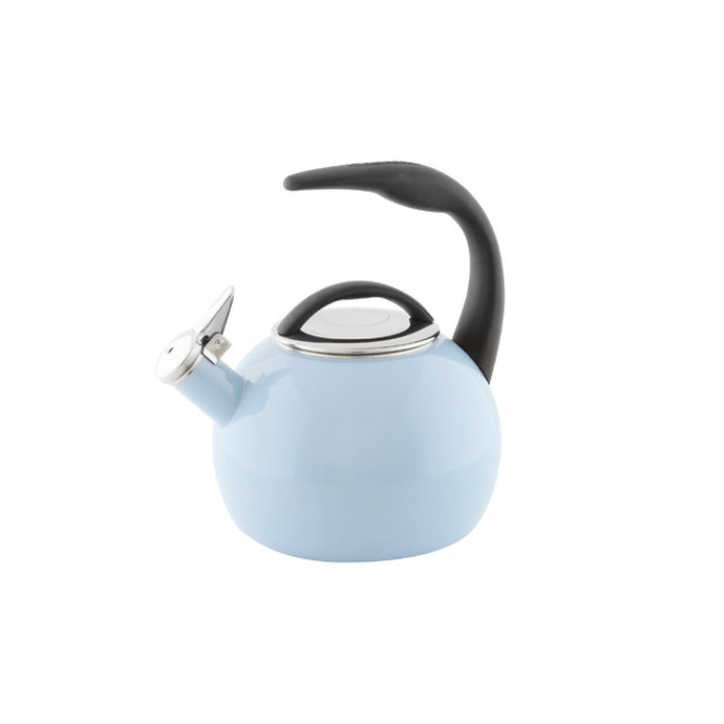 Chantal Enamel-on-Steel Anniversary Teakettle - Light Blue