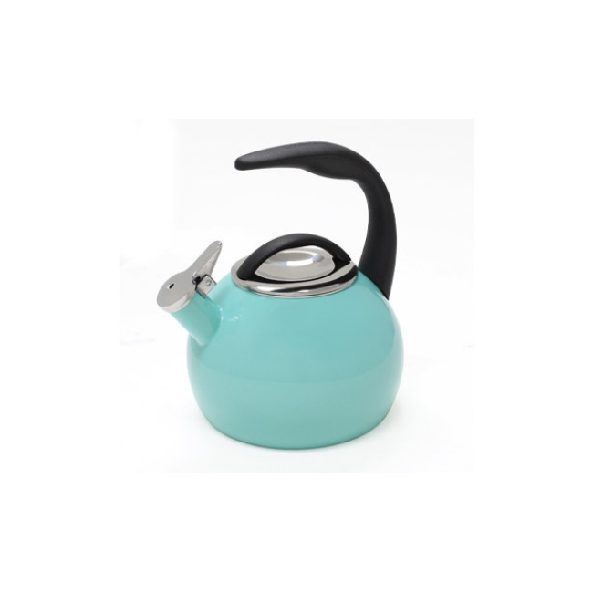 Chantal Enamel-on-Steel Anniversary Teakettle - Aqua