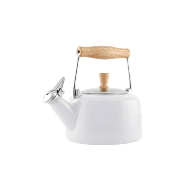 Chantal Enamel-on-Steel Sven Teakettle in White 3