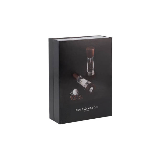 Cole & Mason Derwent Salt & Pepper Mill Gift Set, Forest Wood 2