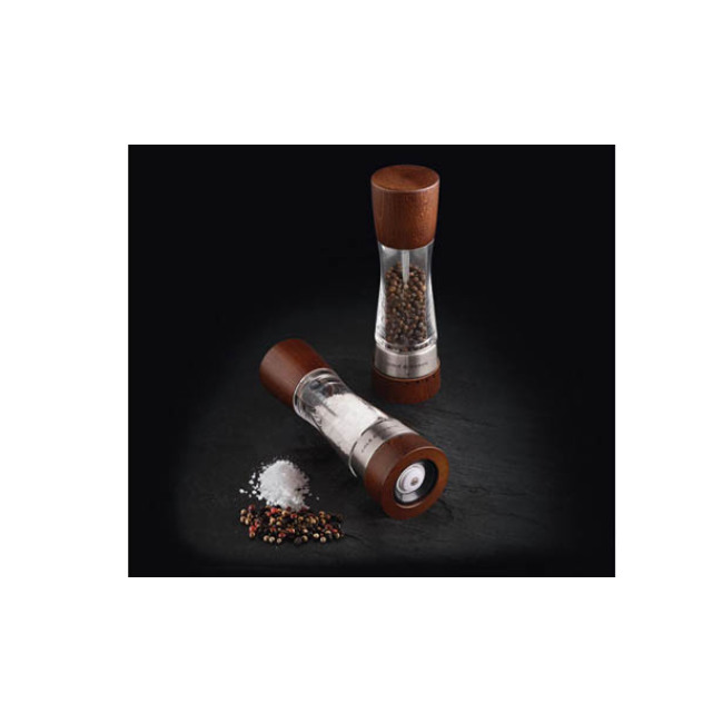 Cole & Mason Derwent Salt & Pepper Mill Gift Set, Forest Wood 4