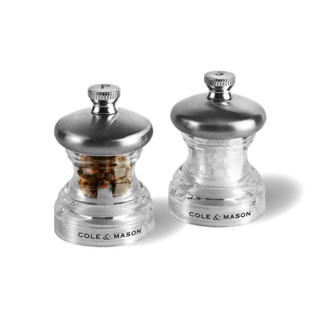 Cole & Mason Button Mini Salt & Pepper Mill Gift Set 