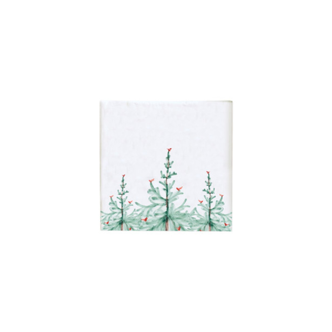 Vietri Lastra Holiday Cocktail Napkins