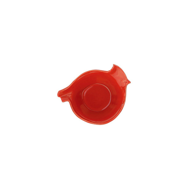 Vietri Lastra Holiday Figural Red Bird Small Bowl