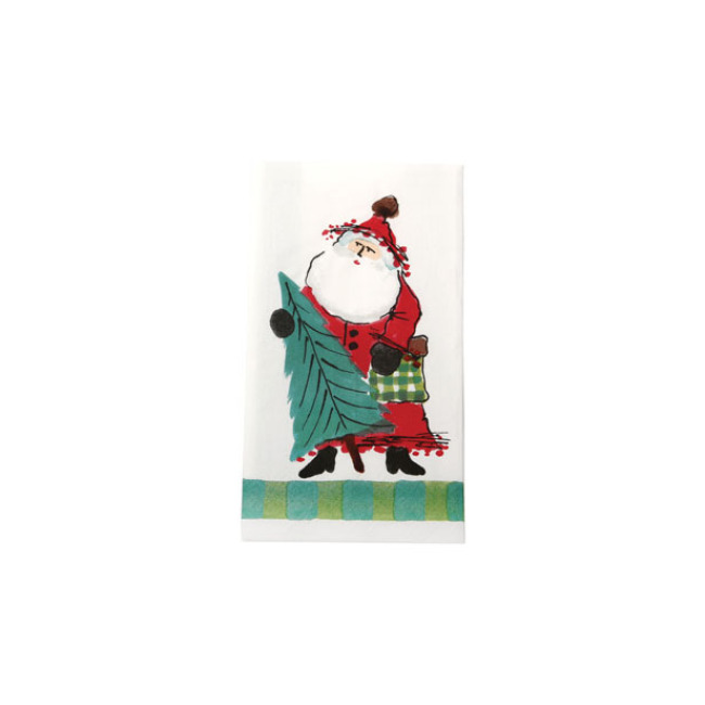 Vietri Old St. Nick Guest Towels