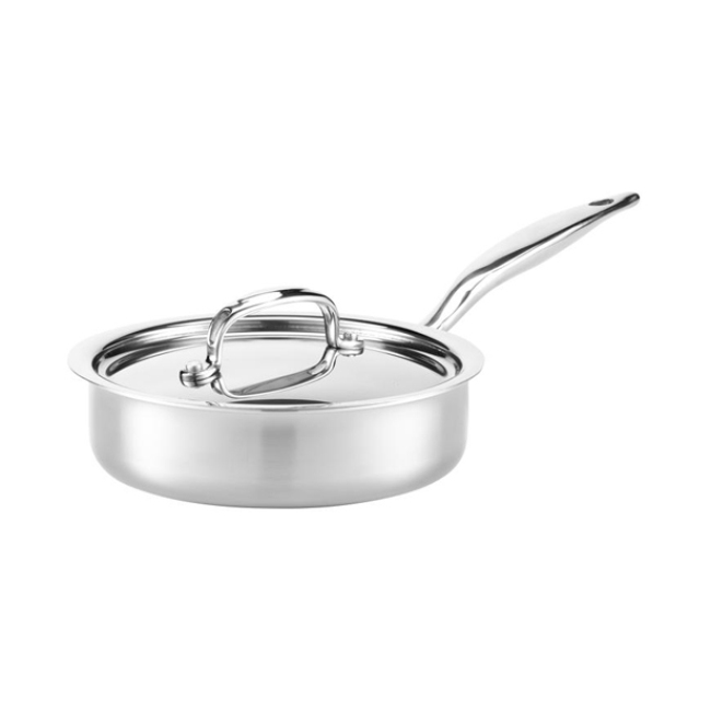 Heritage Steel 1.5 Qt Sauté Pan with Lid