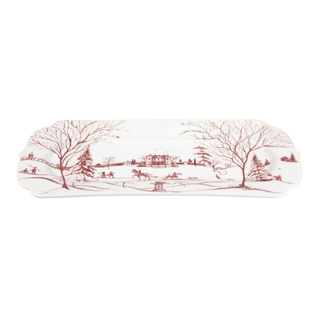 Juliska Country Estate Winter Frolic Hostess Tray 1