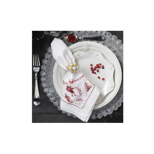 Juliska Country Estate Winter Frolic Napkin 2