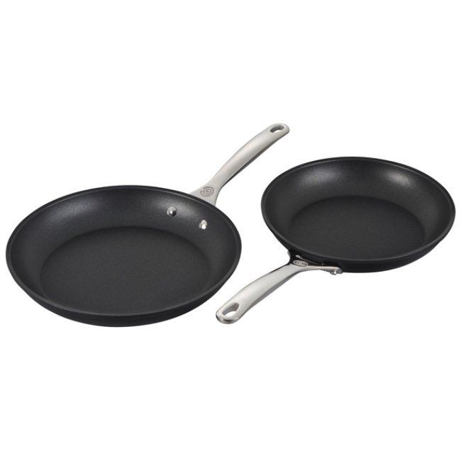 Le Creuset Toughened Nonstick (TNS) PRO 2 Piece Frypan Set