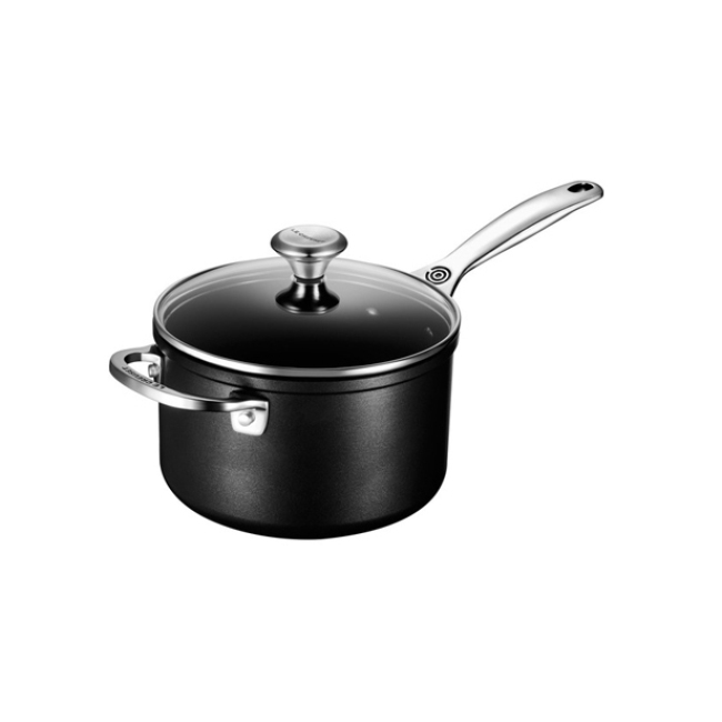 Le Creuset Toughened Nonstick (TNS) PRO 3 Quart Saucepan with Lid