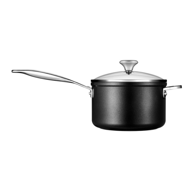 Le Creuset Toughened Nonstick (TNS) PRO 3 Quart Saucepan with Lid 2