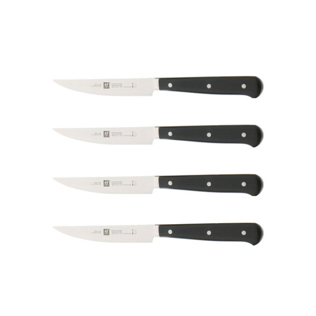 Zwilling J A Henckels Porterhouse 4 Pc, Steak Knife Set with Beechwood Box 3