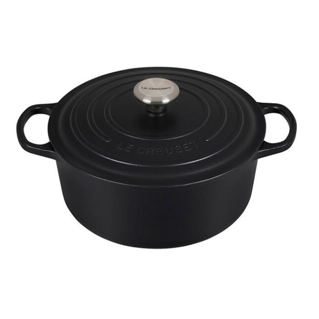 Le Creuset Signature 5.5 Qt Round Dutch Oven | Licorice