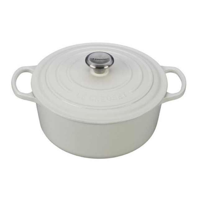 Le Creuset Signature 5.5 Qt Round Dutch Oven | White