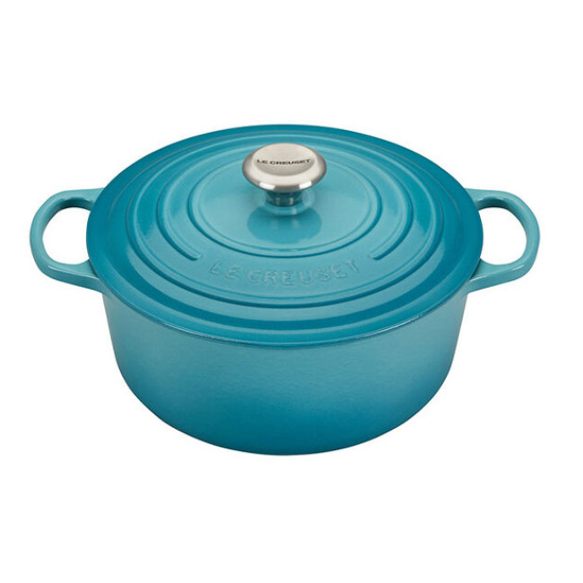 Le Creuset Signature 5.5 Qt Round Dutch Oven | Caribbean Blue