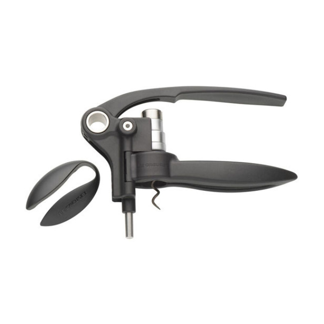 Le Creuset Original Lever Corkscrew and Foil Cutter, Black