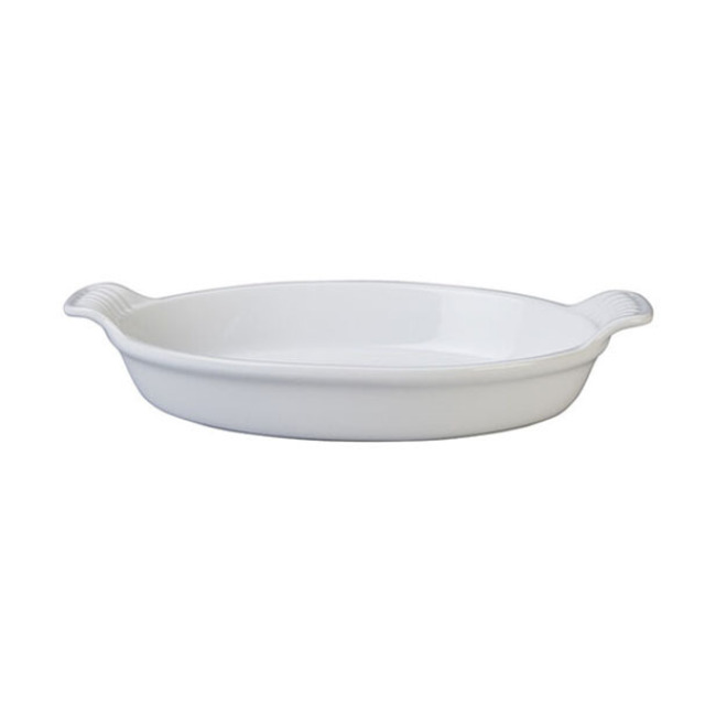 Le Creuset Heritage 1.7 Qt. Au Gratin Dish - White