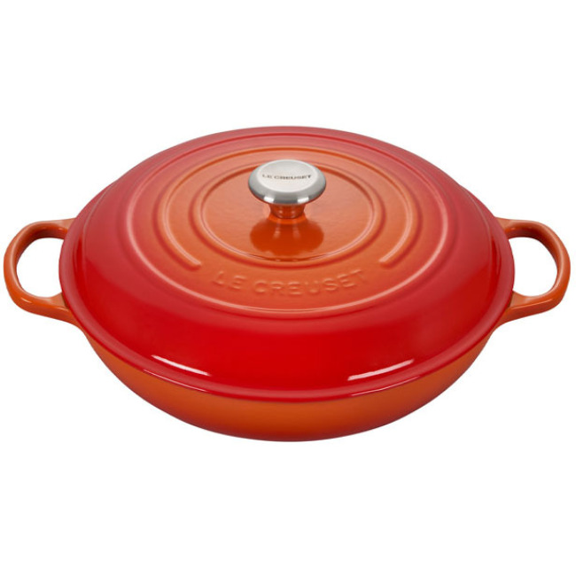 Le Creuset Signature 5 Qt. Braiser | Flame