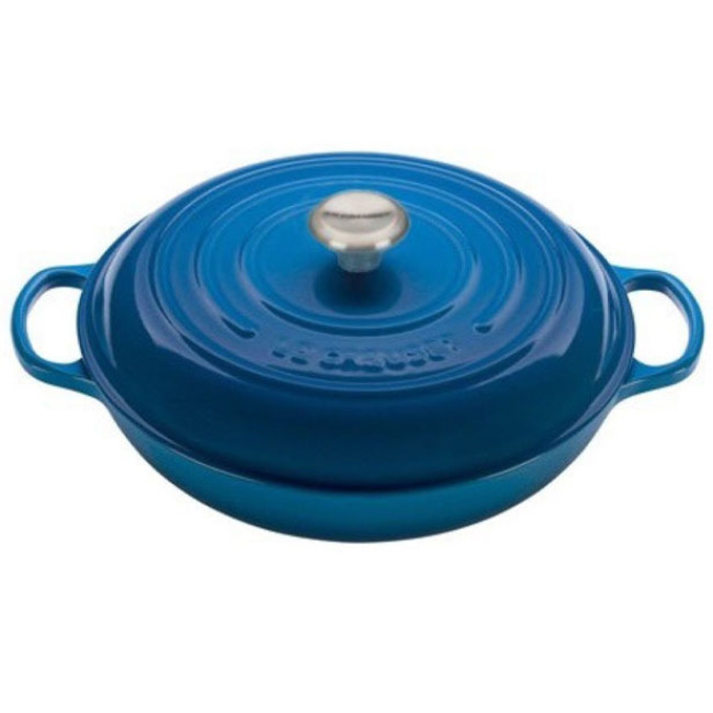 Le Creuset Signature 5 Qt. Braiser | Marseille Blue