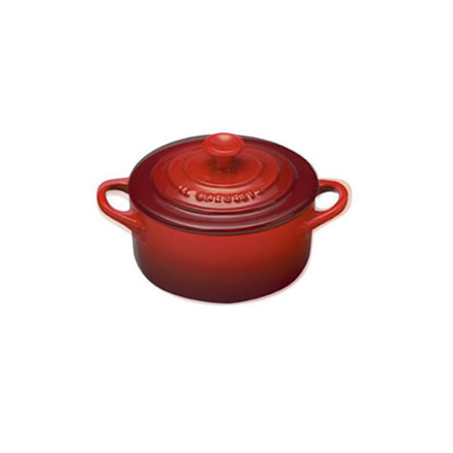 Le Creuset Mini 8 oz. Round Cocotte | Cerise Red